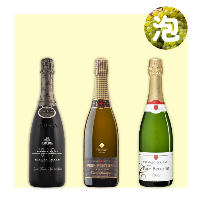 辛口スパークリング】お買い得 飲み比べ3本セット – VinArte -ヴィナルテ-